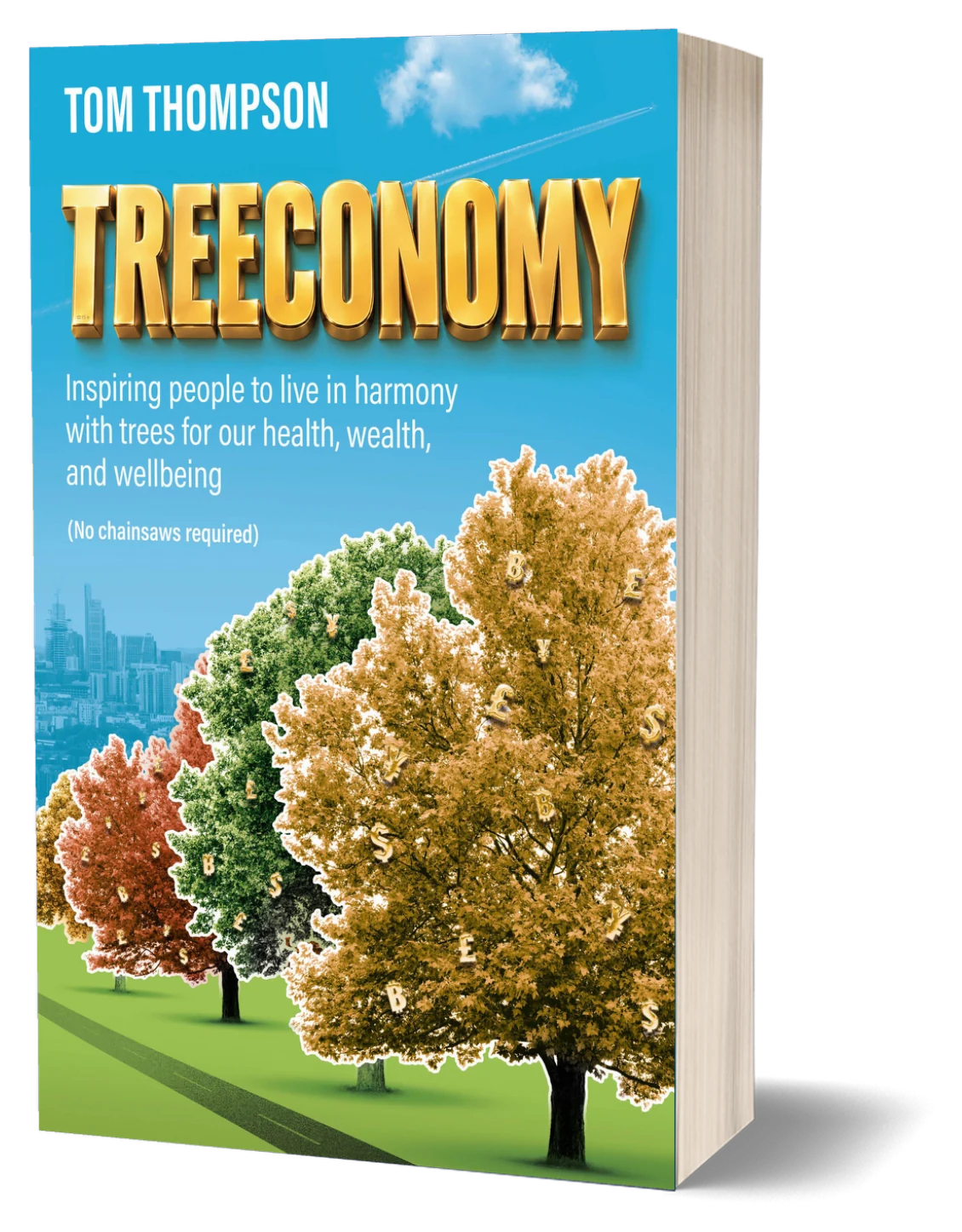 TREECONOMY book cover by Tom Thompson